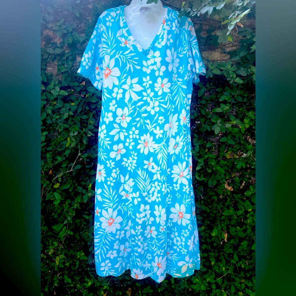 NWT 🌸Cotton 🌸Maxi 🌸Cover-Up / T-Shirt Dress